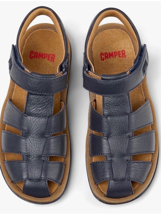 Camper Other - NWT-Camper Boys Navy Leather Strappy Sandals-